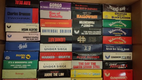 VHS Tapes-Make Your Own Lot-Action Family Science Fiction Western Horror & More
