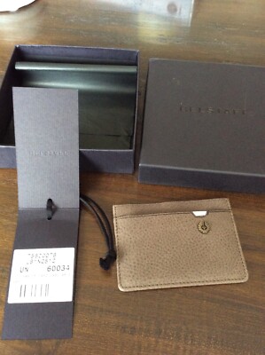 belstaff Citymaster Card Case Ash New In Box Made In Italy