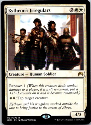 Magic the Gathering Kytheon's Irregulars Magic Origins MTG Free Shipping!