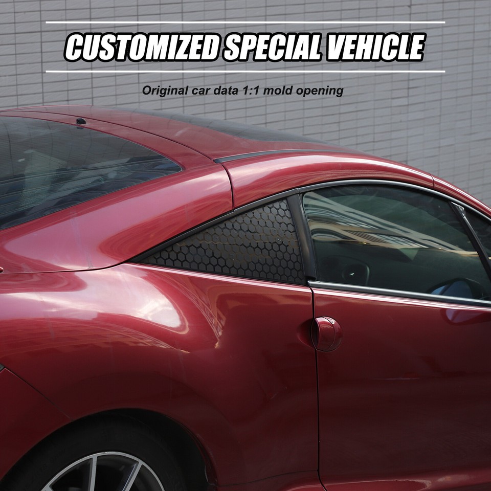 Car Rear Triangle Window Sticker For Mitsubishi ECLIPSE 200611