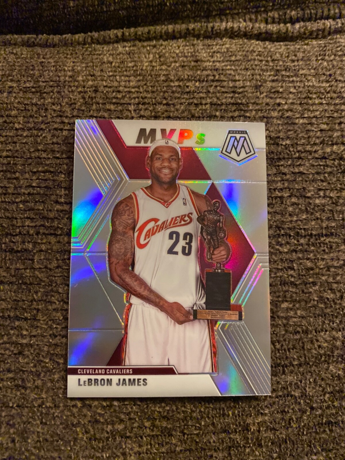 Lebron James 2019 mosaic mvps silver #298