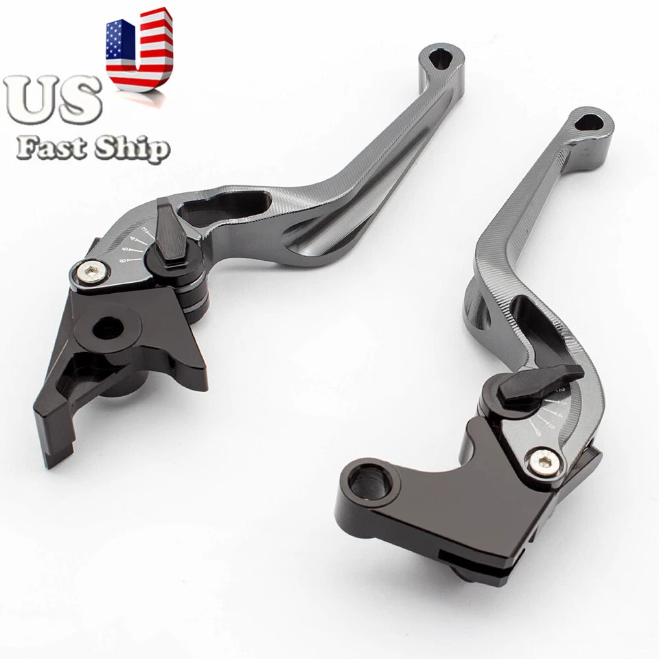 Palanca de embrague de freno CNC 3D de inclinación corta romboidal para Ducati MTS1000SDS/DS 04-2006 Foto 2 de 4