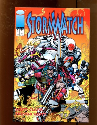 Stormwatch #1 - SIGNED BY JIM LEE WITH COA! (8.0/8.5) 1993