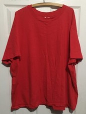 Vintage Hanes T-shirt Women's 3XL Red Made in USA Maternity Her Way