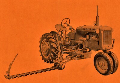 Allis Chalmers CA No. 5 Power Sickle Mower Owner's & Repair Parts