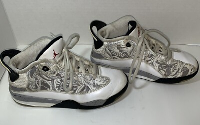 Jordan Youth Dub Zero PS Classic Basketball Sneakers 311071-105 White Size 1Y