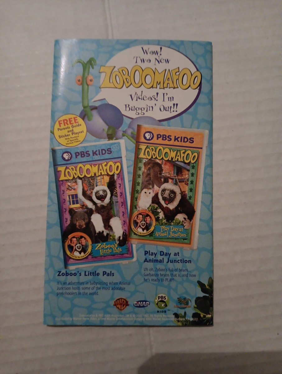 Zoboomafoo VHS - Play Day at Animal Junction (VHS, 2000