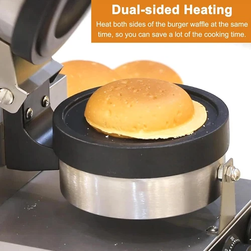 Electric Nonstick UFO Burger Maker Ice Cream Waffle Machine Panini Press Maker~ - Picture 17 of 20