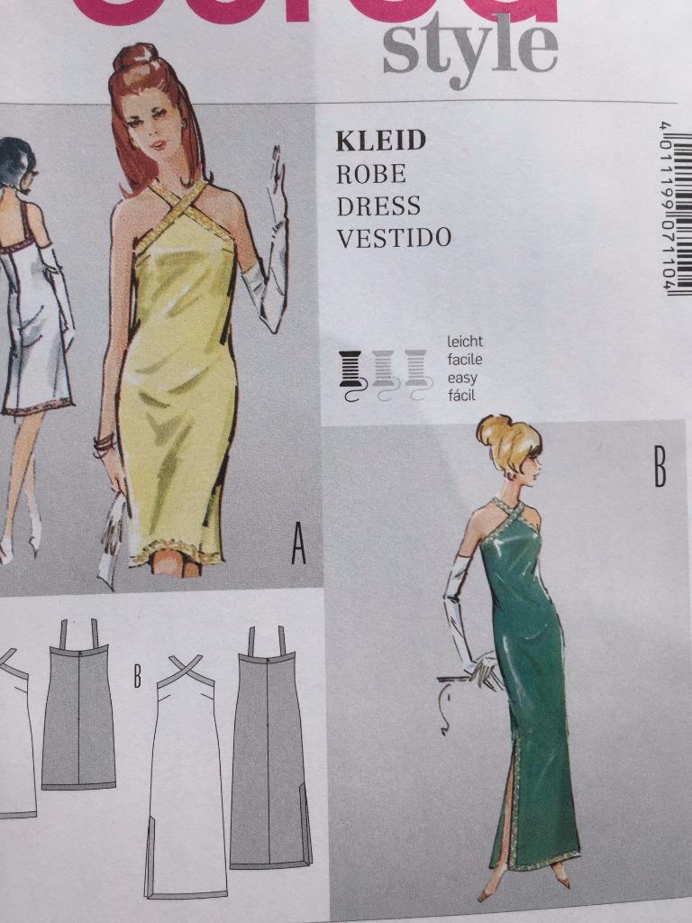 Burda Sewing Pattern 7110 Ladies Misses Vintage Dress Size 8-18 Uncut | eBay