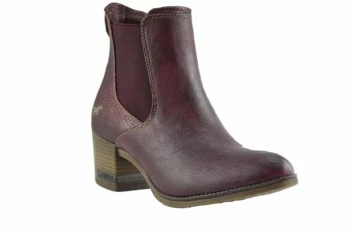 Bottes et bottines rouge Mustang pour femme