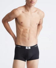 Calvin Klein Men's 1996 TRUNKS Cotton Stretch Multicolor Large