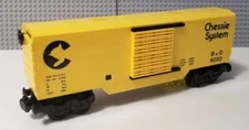 Custom Train Chessie System Yellow Boxcar -PLEASE READ ITEM DESCRIPTION-