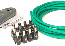 Kurrent Electric Solderless DC Barrel DIY Custom Length Cable Kit for Pedalboard