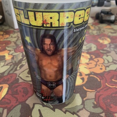 Triple H WWE Summer Slam Wrestling 7-11 7 Eleven Hologram Slurpee Cup 2010