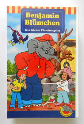 VHS Video Kassette Benjamin Blümchen Der kleine Flaschengeist,Kiddinx