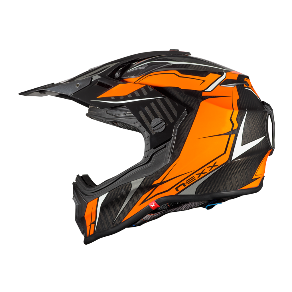Full Face Fiber Motorcycle Helmet NEXX XWRL ATIKA Orange Enduro