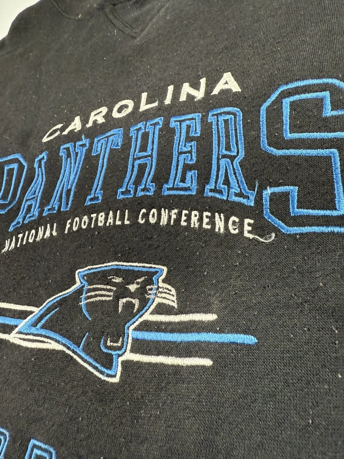 Vintage Carolina Panthers Sweatshirt Mens Sweater football  90s
