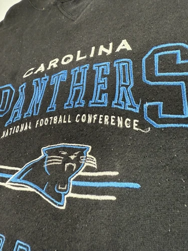 Vintage Carolina Panthers Sweatshirt Mens Sweater football  90s