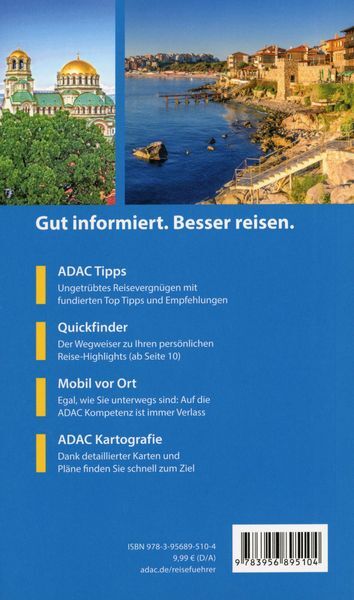 Thumbnail - Bulgarien - von Sofia Bis Schwarzmeerküste - Adac Reiseführer /