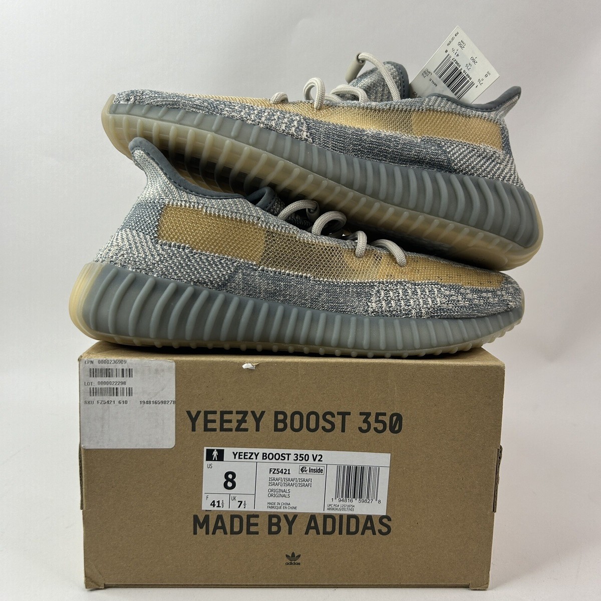 【新品未使用】adidas yeezy boost 350 v2 FZ5421 FZ5421 Adidas Yeezy Boost 350 V2 Israfil Grey Dark Green