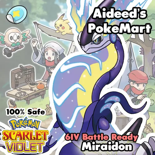 Miraidon (6IV, Battle Ready) – Pokemon Scarlet and Violet