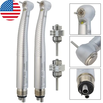 YUSENDENT COXO Dental High Speed Handpiece LED Self Power 4 Hole Turbine E Generator NSK