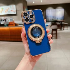 For iPhone 16 Pro Max 15 14 13 12 Shockproof TPU Soft Phone Case With Kickstand