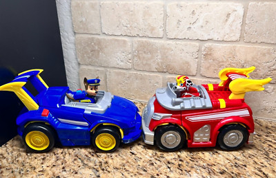 Paw Patrol Mighty Pups Super Chase Powered Up Cruiser Transforming Vehicle HTF