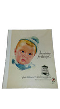 Life Magazine Texaco Dealer Life Ad 1941 "I'm Watching For That Sign".