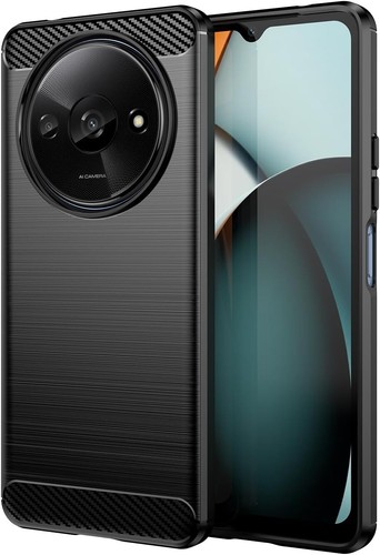 Pour XIAOMI REDMI A3 COQUE FIBRE DE CARBONE SILICONE NOIR ETUI HOUSSE ANTICHOC - 第 1/18 張圖片