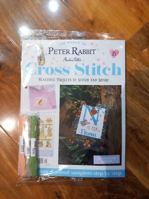Beatrix Potter Peter Rabbit Cross Stitch Partworks,#25, FREE Thread To Continue 