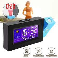 Projektionswecker Digitaler Wecker mit Zeitprojektion Uhrenwecker mit Temperatur
