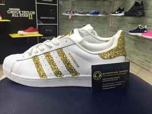 adidas superstar nero oro