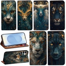 Printed PU Leather Phone Stand Wallet Folio Cover Case Fit Samsung Galaxy A07