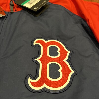 Nike Men's Boston Red Sox On Field Red Dugout Jacket Jersey