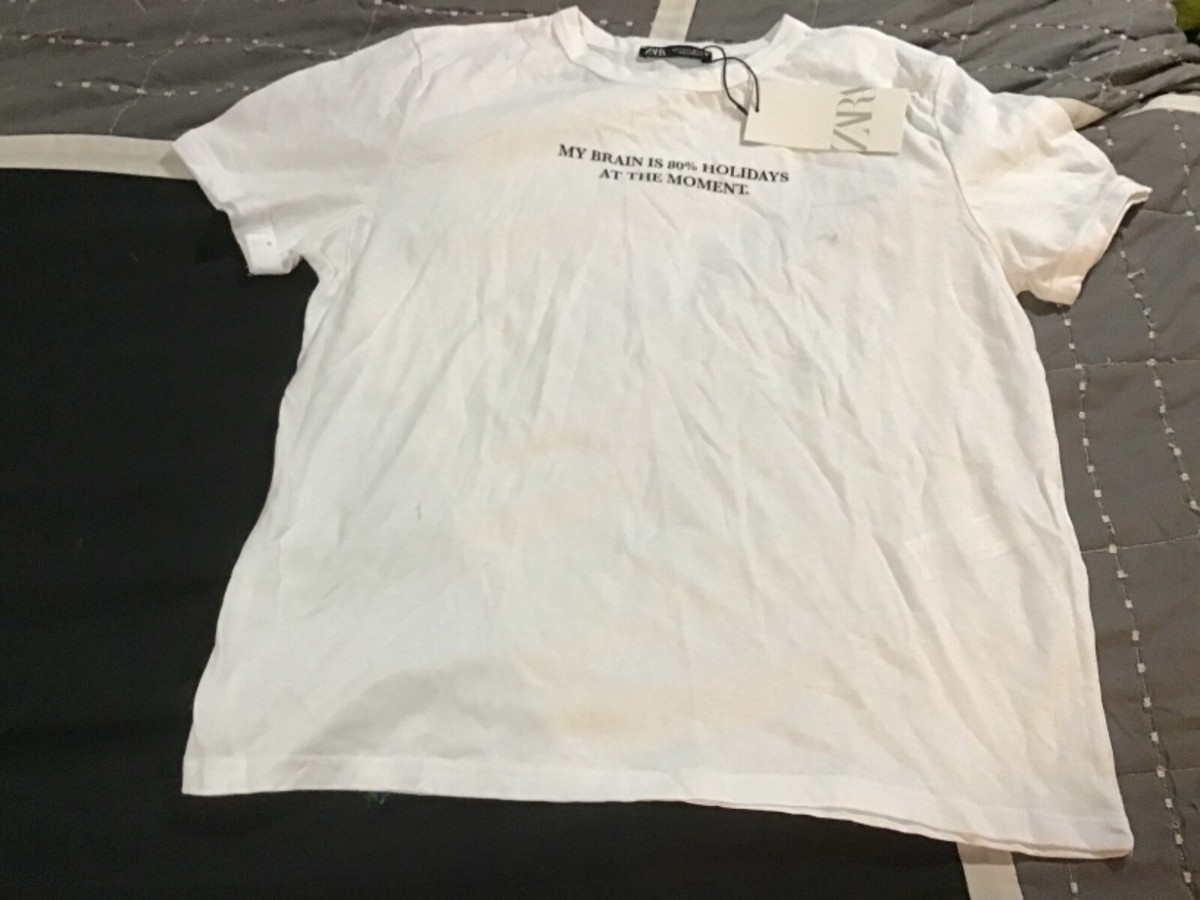 【新品未開封】BESTY ONLY LIMITED T-Shirt Zara t-shirt large my brain 80% holidays at the moment new