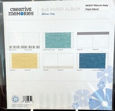 Creative Memories 8x8 Welcome Baby Predesigned Paper Album