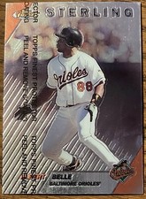 Albert Belle 1999 Topps Finest Sterling Card #259 Baltimore Orioles Free Ship