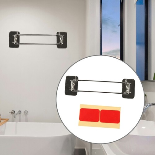 RVs Travel Trailer Shower Corner Storage Bar Campers Corner Shelf Rod