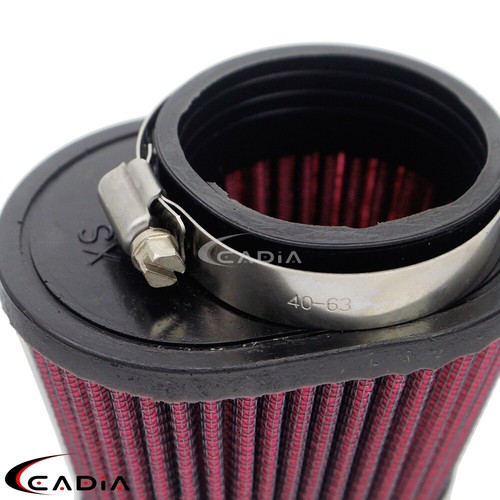 Limpiador de filtro de admisión de aire rojo 52 mm para motocicleta Honda Yamaha Suzuki Kawasaki - Imagen 9 de 11