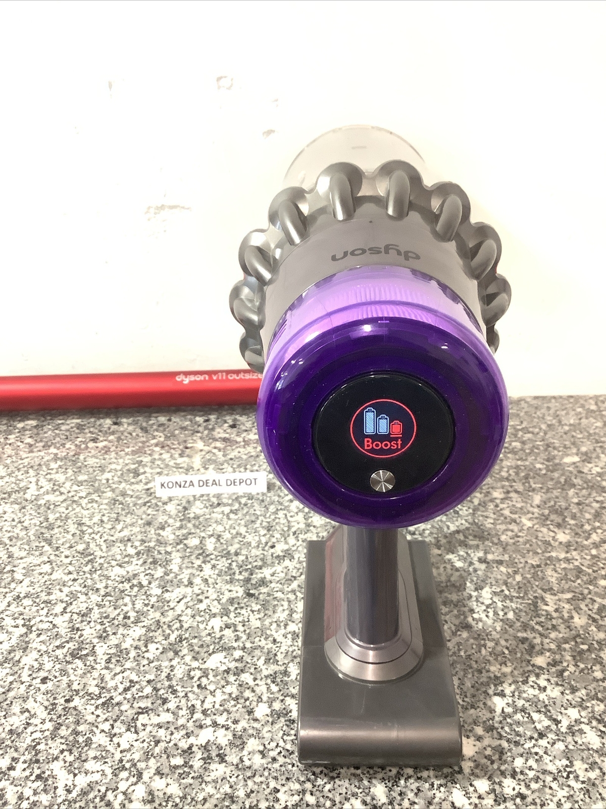 Dyson SV16 V11 Outsize Cordless Stick Vacuum Cleaner Red/Nickel pet kit