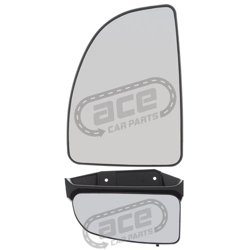 Fits Fiat Ducato 1998-2006 Upper & Lower Mirror Glass Passenger Side Left Hand