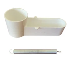 Pop Bottle Fountain with Spring - Water Drinker for Pigeons Chickens Caged Birds