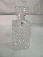 Oberglass Austria Crystal Decanter Vintage