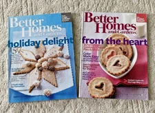 Better Homes & Gardens Magazine 2 issues December 2009 & February 2010 Holiday