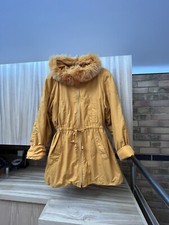 Vintage Nina Ricci Jacket With Fur Hood Size M