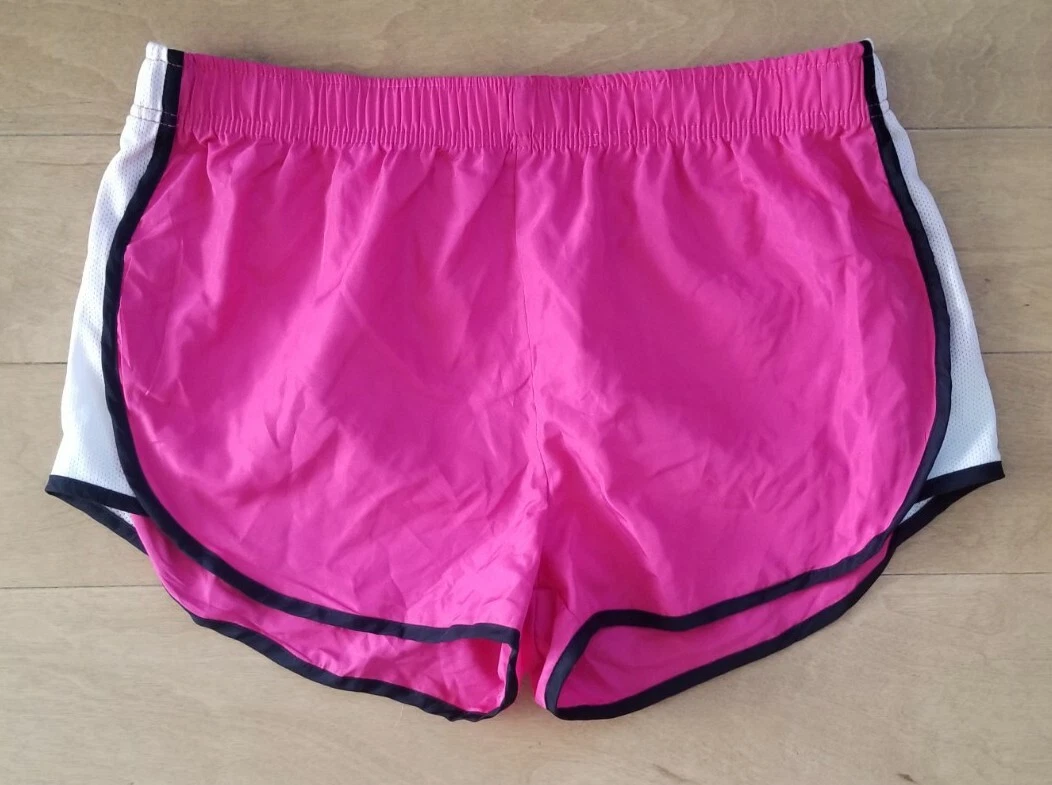 B Sport Ladies Short Shorts Size Large Pink/ White/Black