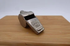 Vintage Antique The Acme Thunderer Brass Cork Ball Police/Train Whistle!