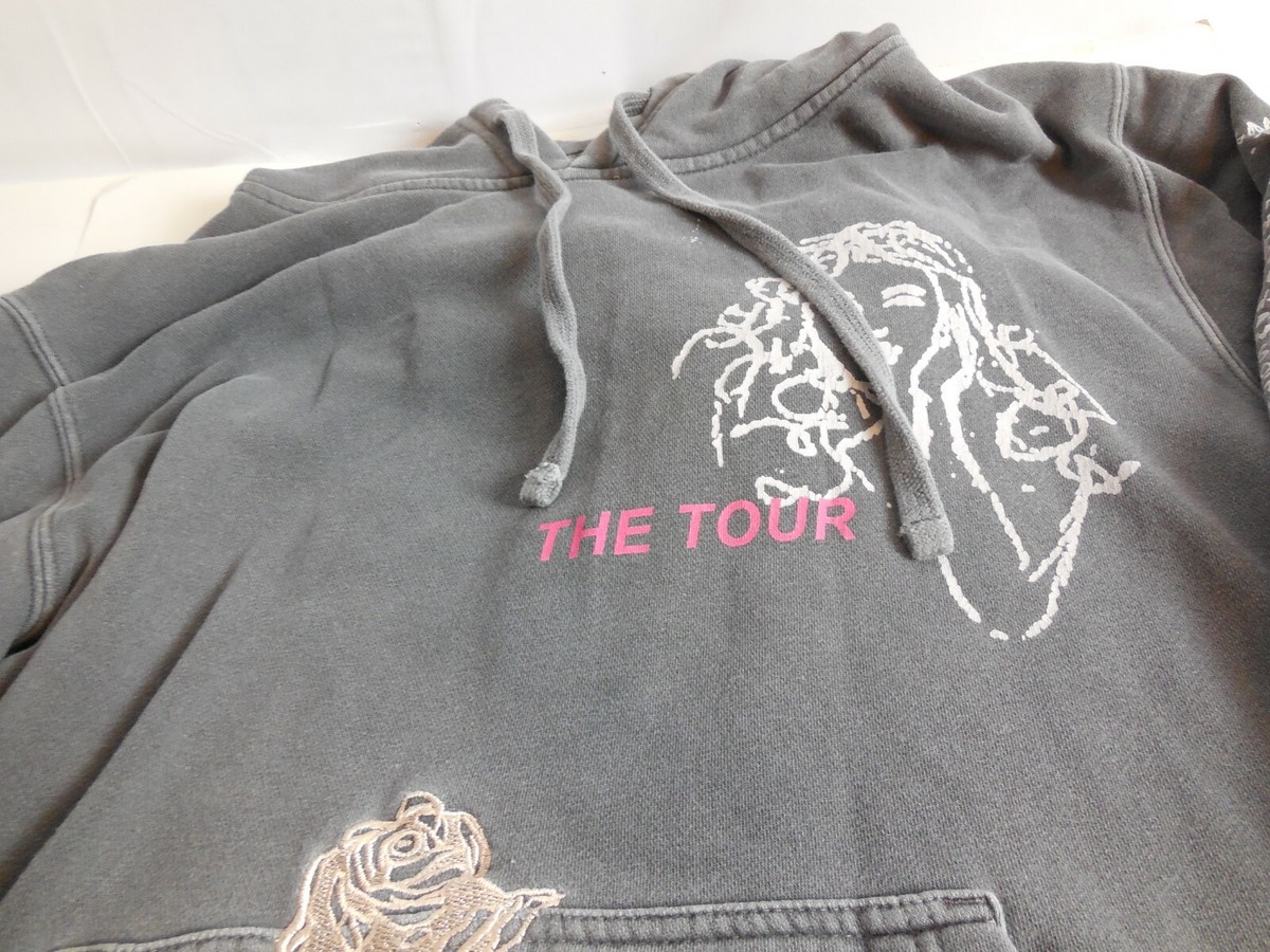 G5 Shawn Mendes 2019 Concert Tour Sweatshirt Acid Wash Distressed Hoodie Mens M View 2