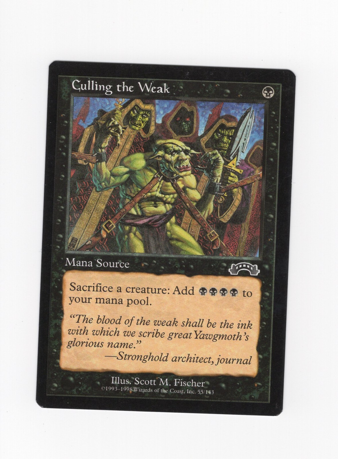 Culling the Weak Exodus NM- MTG Magic the Gathering f